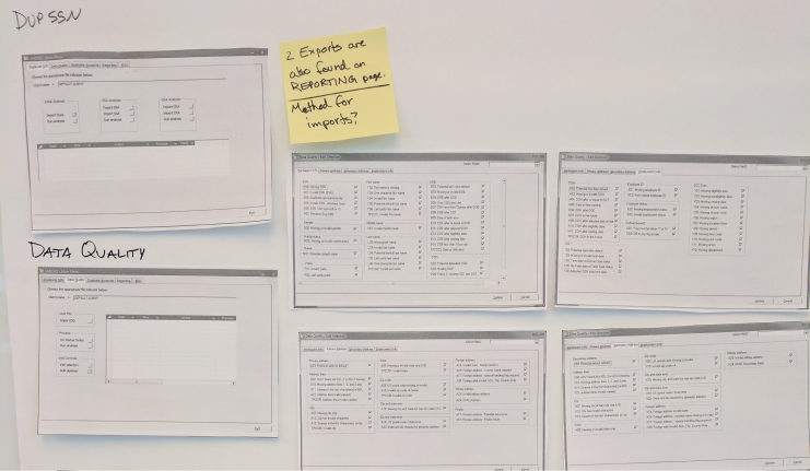 previous app used Microsoft Access